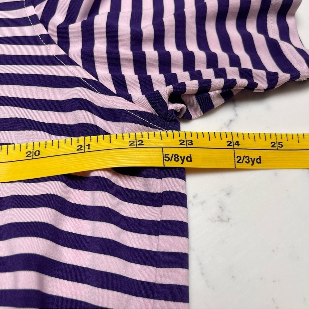 Greyson Bixby Santa Ana Performance Striped Polo Shirt Mens Size Medium - Picture 7 of 7